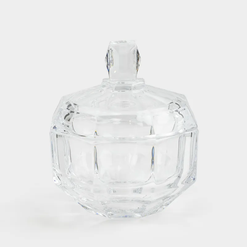 Storage container, 10x12 cm, 240 ml, glass, Edges, Terlano