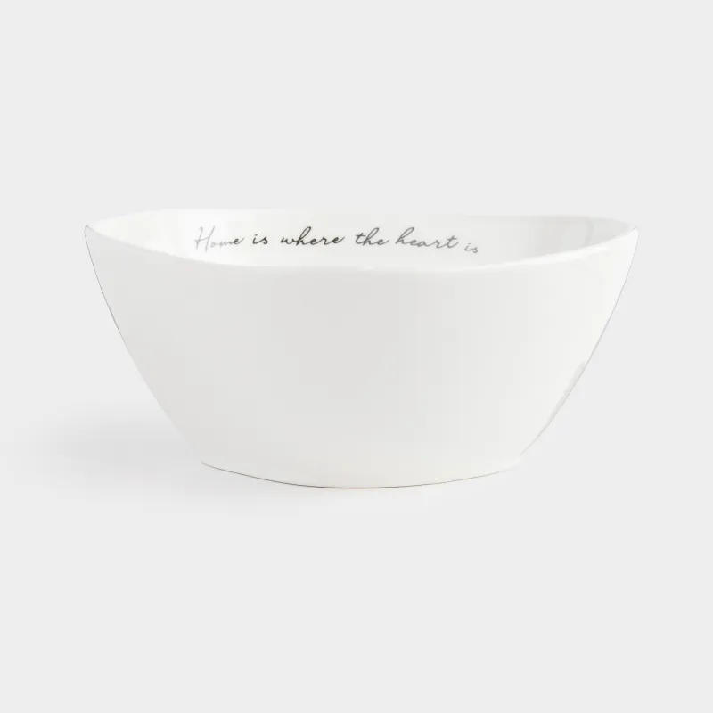 Salad bowl, 15x7 cm, 530 ml, porcelain P, white, House, Amour
