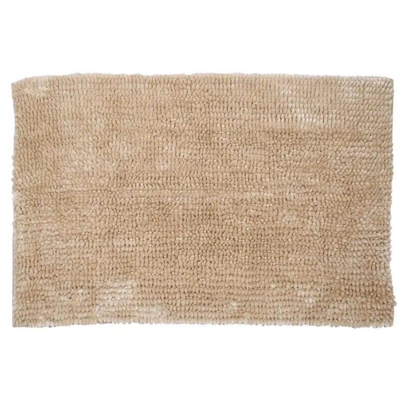 Mat, 65x100 cm, anti-slip, polyester, beige, Fluff