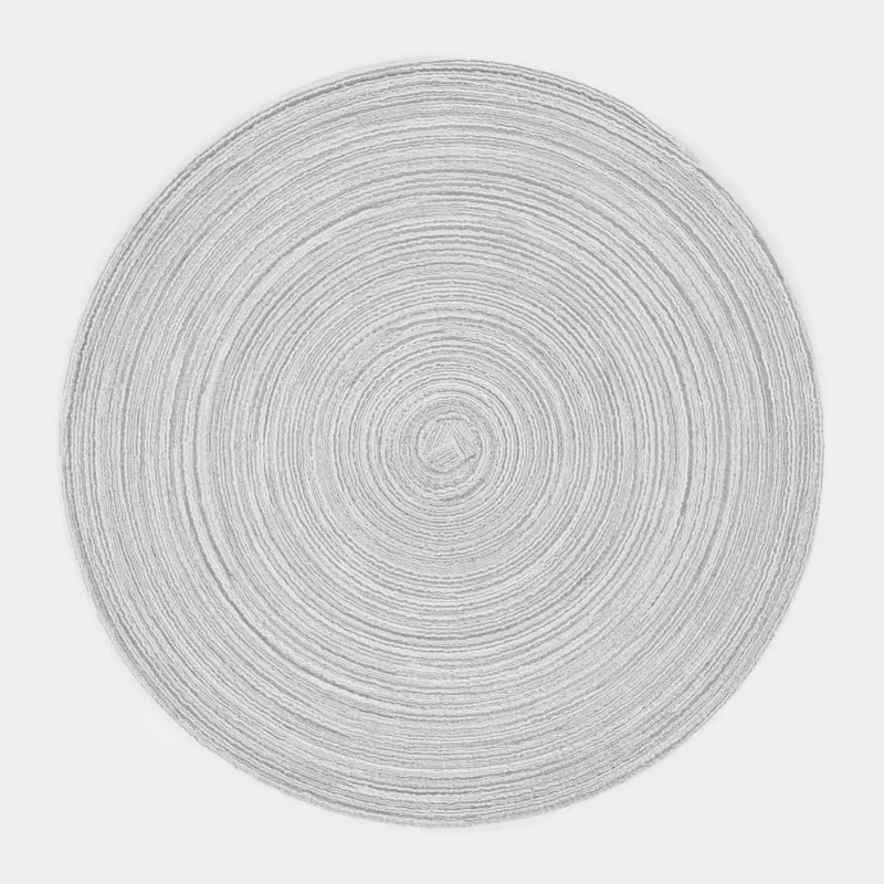 Placemat, 38 cm, polyester, round, sand-beige, Rotary