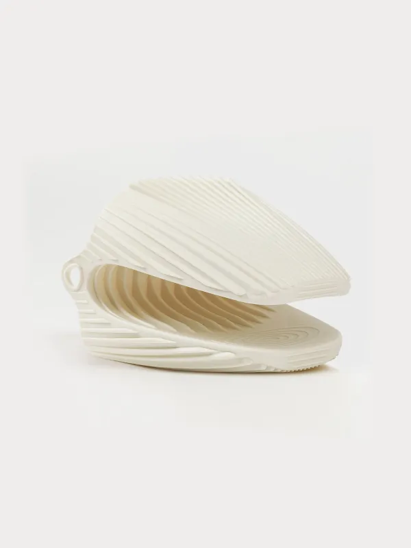 Potholder, 10 cm, silicone, beige, Wavelet, image-0