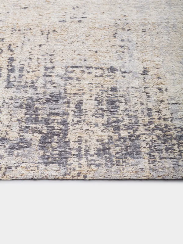 Carpet, 150x210 cm, beige-gray, cotton, Traces, image-2