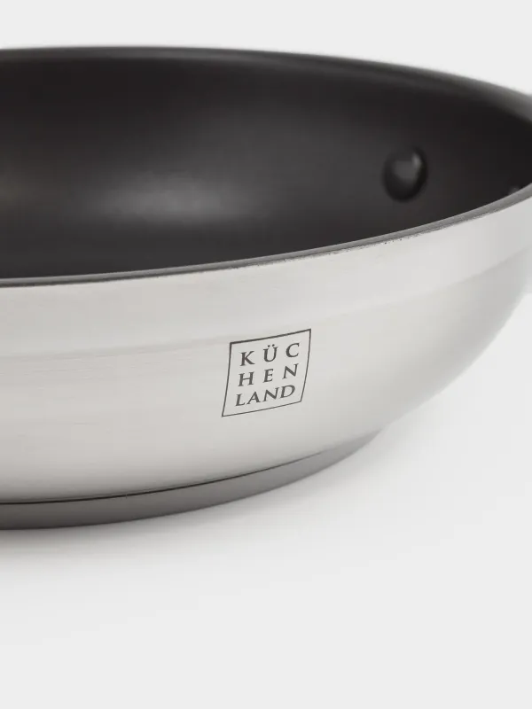 Frying pan, 20 cm, coated, steel, Silver Stone, image-4