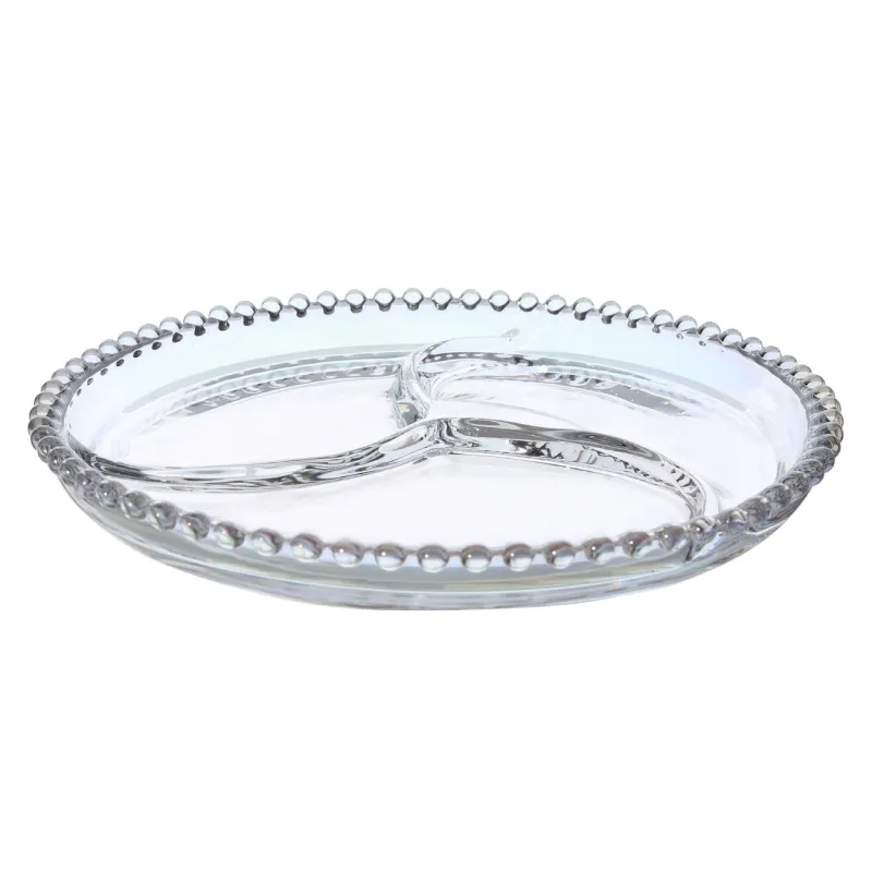 Menagerie, 23 cm, 3 otd, glass, round, mother-of-pearl, Moon