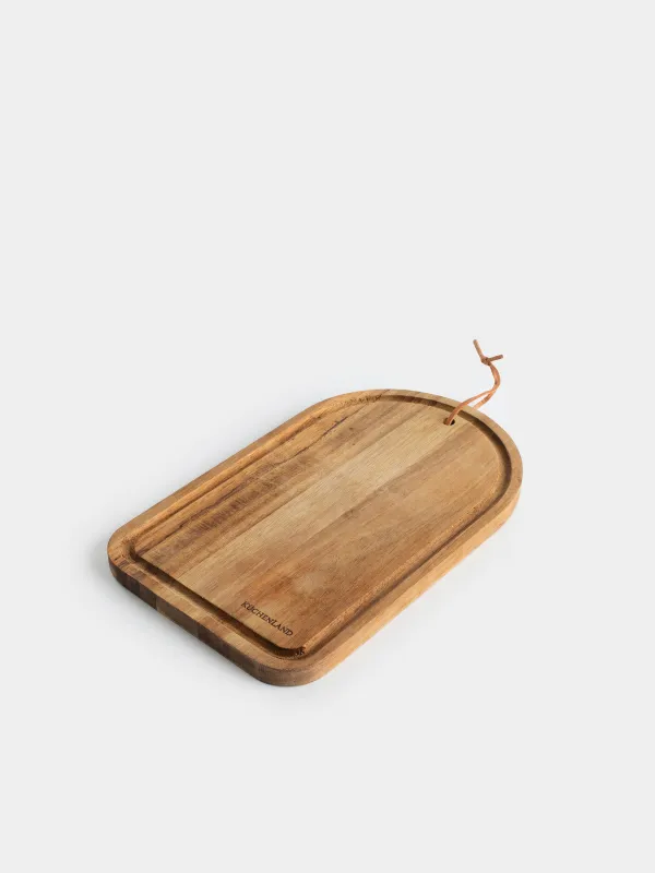 Cutting board, 30x18 cm, wood, Noble tree, image-2