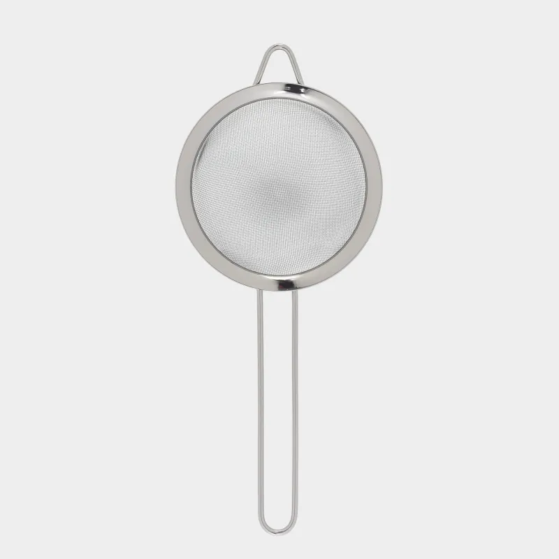 Sieve, 14 cm, with handle, steel, dark grey, Titanium