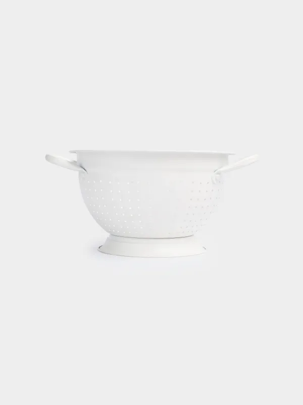 Colander, 22 cm, with two handles, steel, Milk, Soft, image-1