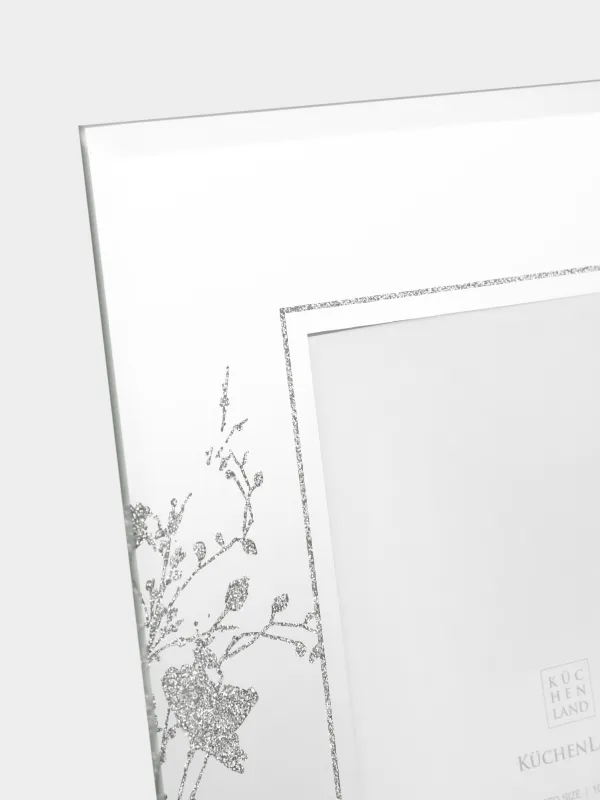 Photo frame, 17x22 cm, glass, Flowers, Glossy, image-3