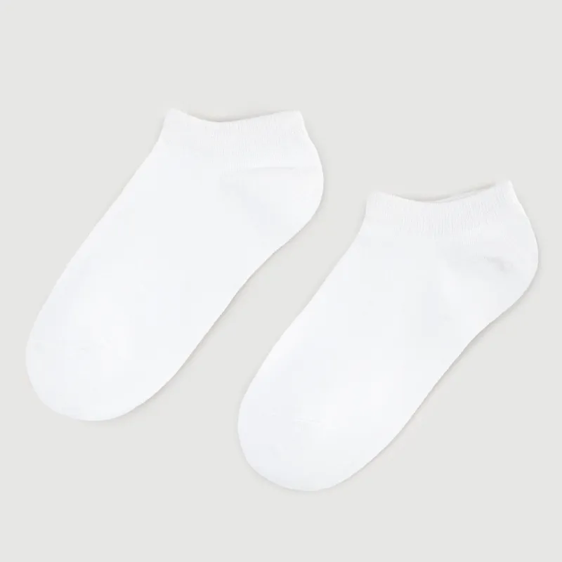 Men's socks, Size 39-42, cotton / polyester, white, Basic