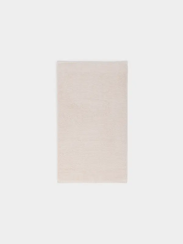 Towel, 50x90 cm, cotton, beige, Terry cotton, image-1