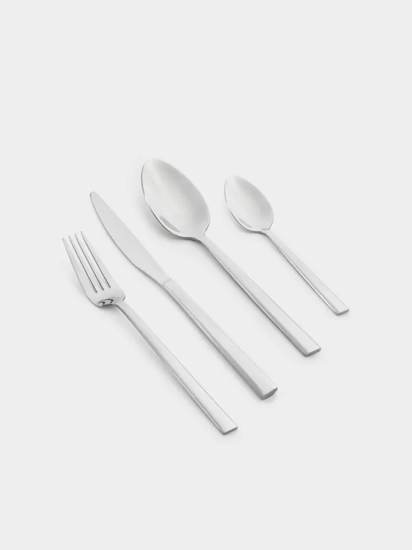 Kitchenware, 6 pers, 24 pr, steel, Rome, image-1