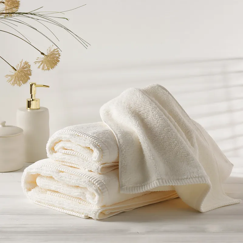 Towel, 70x140 cm, cotton, white, Terry cotton