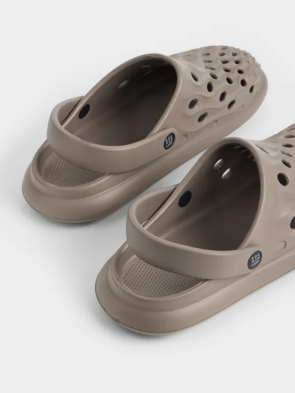 Women's sabot, size 40-41, EVA, brown, Sabot, image-5