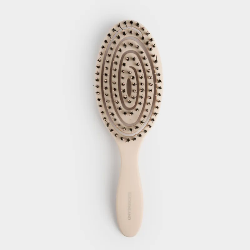 Hair massage comb, 22 cm, plastic, beige, Zipo new