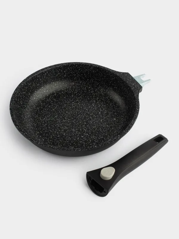 Frying pan, 24 cm, removable handle, coated, aluminum, Solution 2, image-9