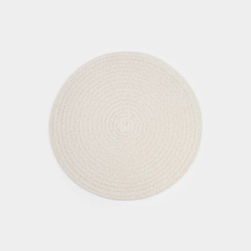 Napkin for appliances, 38 cm, Chenille, round, beige, Chenill