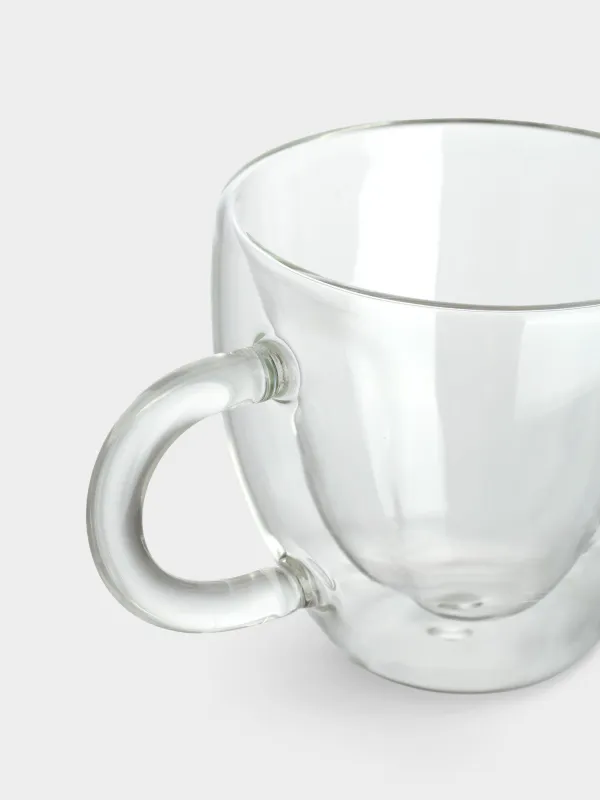 Mug, 250 ml, 2 pcs, glass B, Heart, Air Shape, image-5