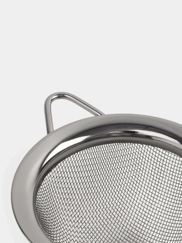 Sieve, 19 cm, with handle, steel, dark grey, Titanium, image-4