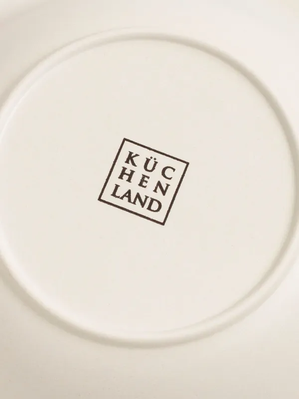 Soup plate, children's, 15x4 cm, bamboo, yellow, Dinosaur and palm tree, Dino, image-4