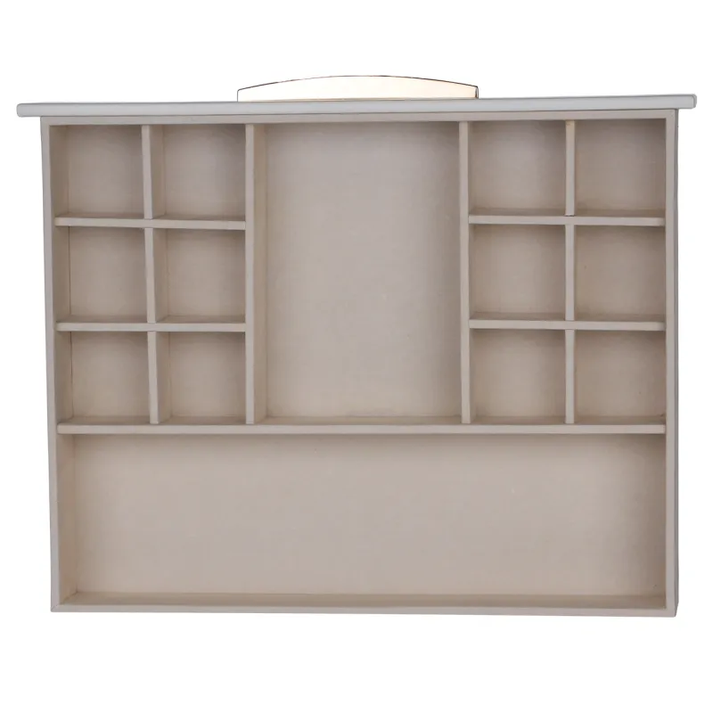 Jewelry box, 27х14 cm, PU leather / MDF, white, Premiere, image-4