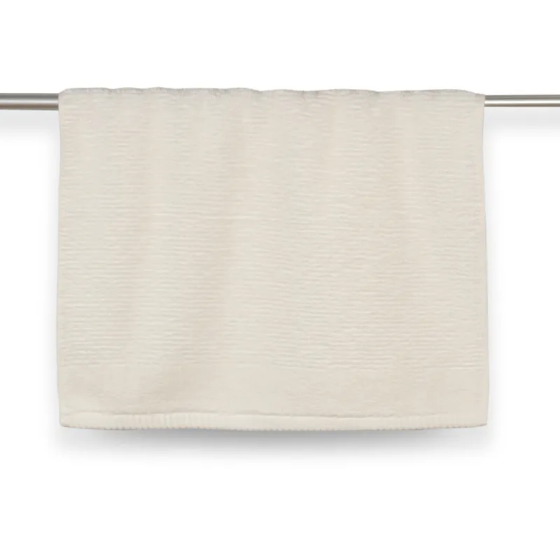 Towel, 40x60 cm, cotton, white, Terry cotton, image-1