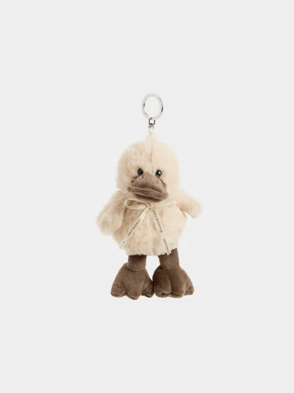Keychain, 20 cm, soft, plush / metal, Duck, Duck toy, image-0