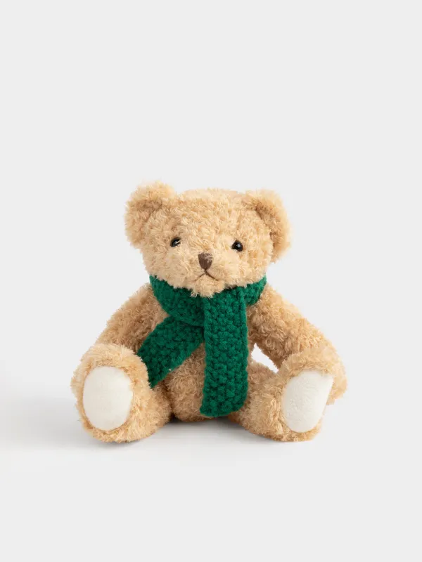 Toy, 25 cm, soft, with movable paws, polyester, brown, Bear, Bear, image-0