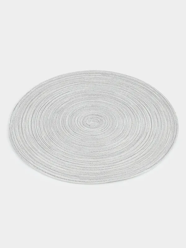 Placemat, 38 cm, polyester, round, sand-beige, Rotary, image-1