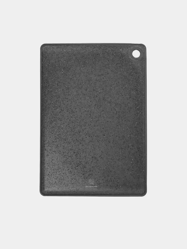 Cutting board, 33x23 cm, plastic / rubber, black marble, Speck, image-0