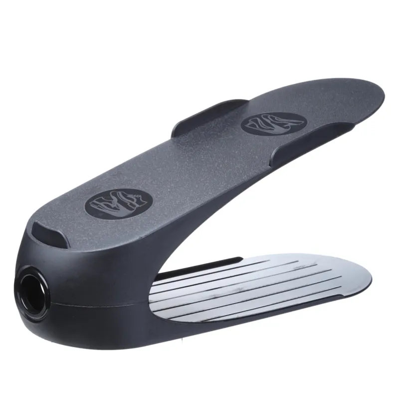 Organizer stand for women's shoes, 26 cm, plastic, black, Compact, image-2