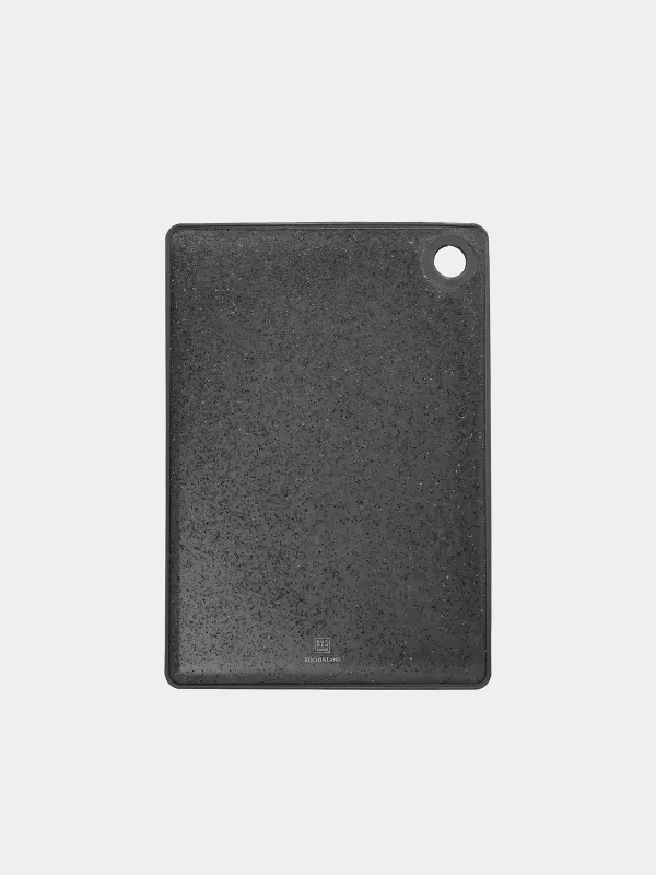 Cutting board, 27x21 cm, plastic / rubber, black marble, Speck, image-0