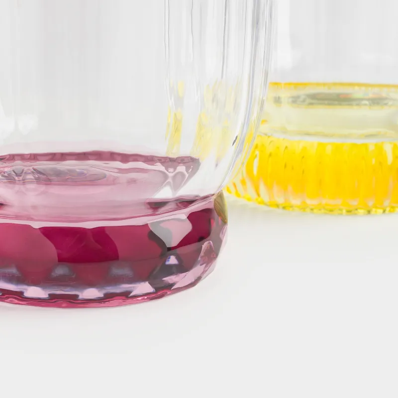 Glass, 9 cm, 280 ml, 4 pcs, glass, color mix, Mirabello color, image-5