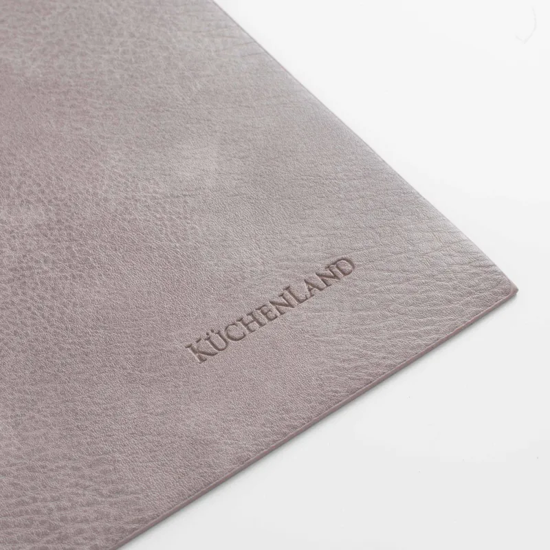 Napkin for appliances, 30x45 cm, PVC, rectangular, gray-brown, Rock, image-1