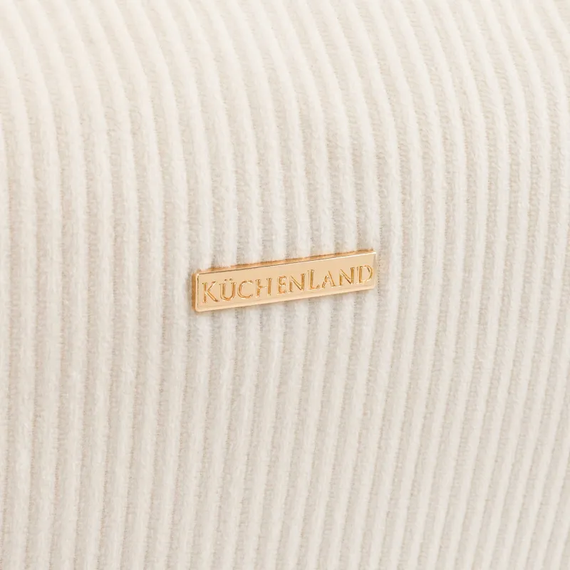 Cosmetic bag, 18x25 cm, ribbed, velvet, color, Moire, image-2