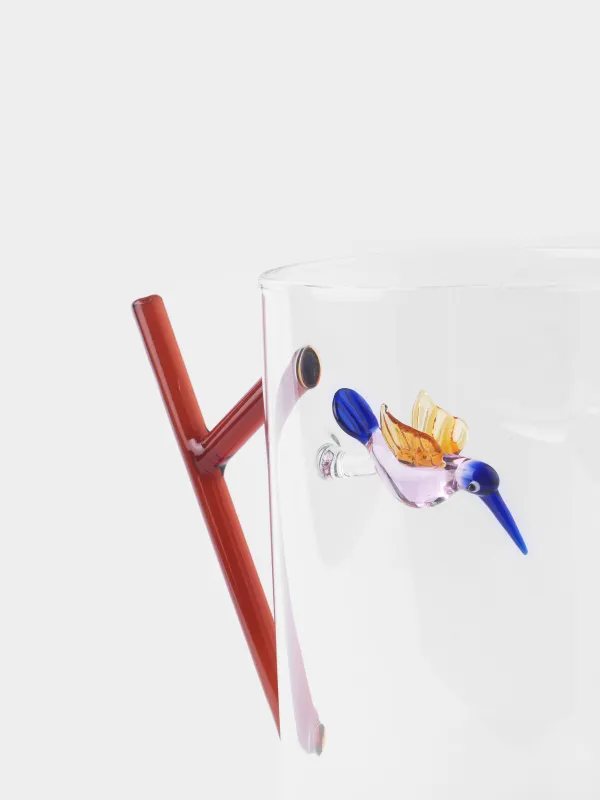 Jug, 1.4 l, glass B, brown handle, Hummingbird, Shape, image-2