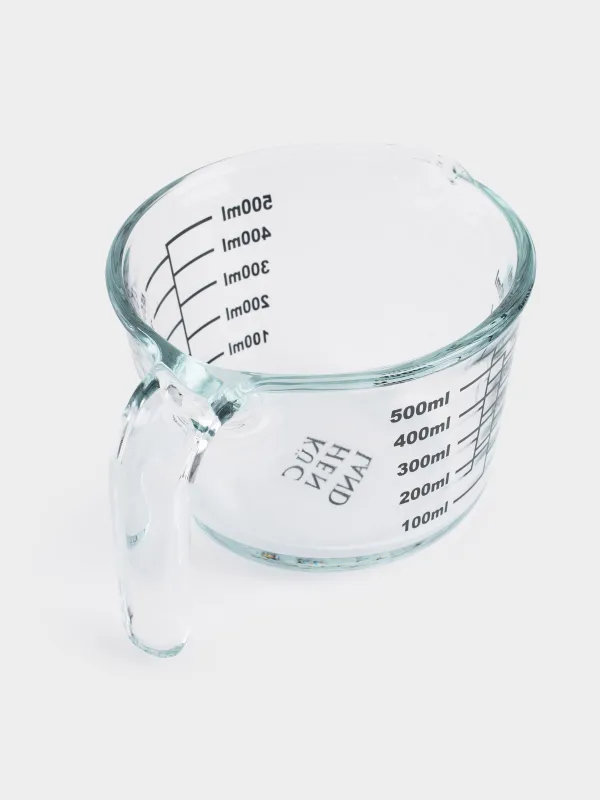 Measuring dish, 500 ml, glass, Bakery, image-1