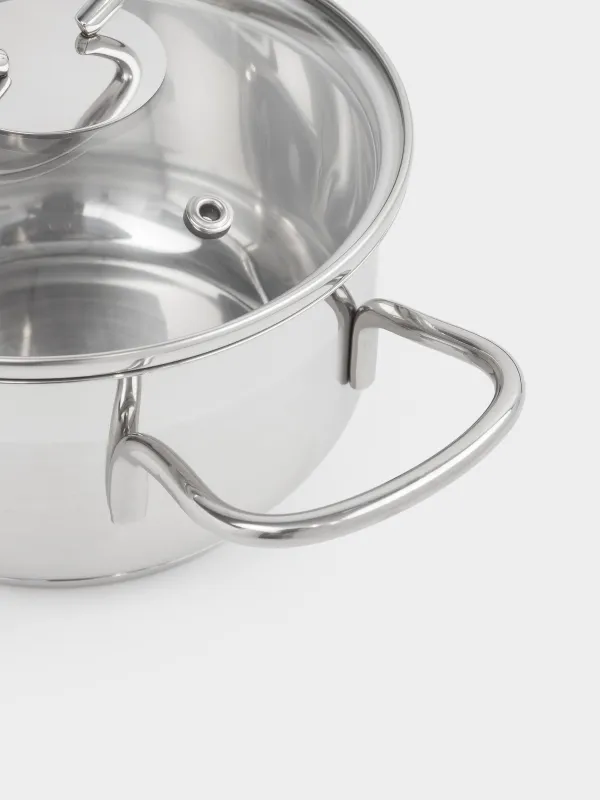 Cookware set, 3 iterms, steel / glass, Egoist lite, image-2