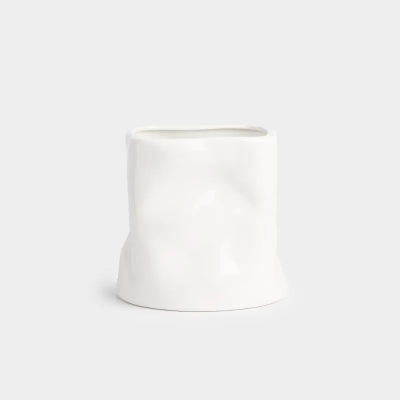 Kitchen accessories stand, 16 cm, ceramic, white, Crush