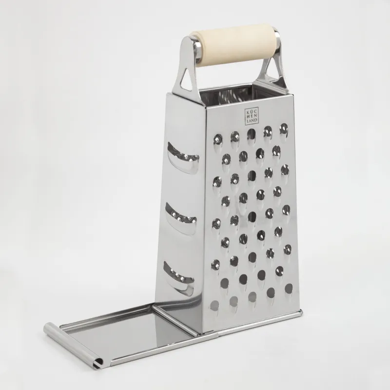 Grater, 24 cm, four-sided, beige, Soft