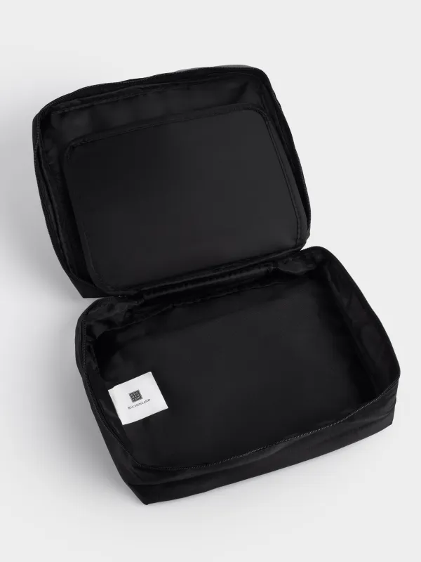 Travel cosmetic bag, 21x16 cm, polyester, black, Easy Travel, image-5