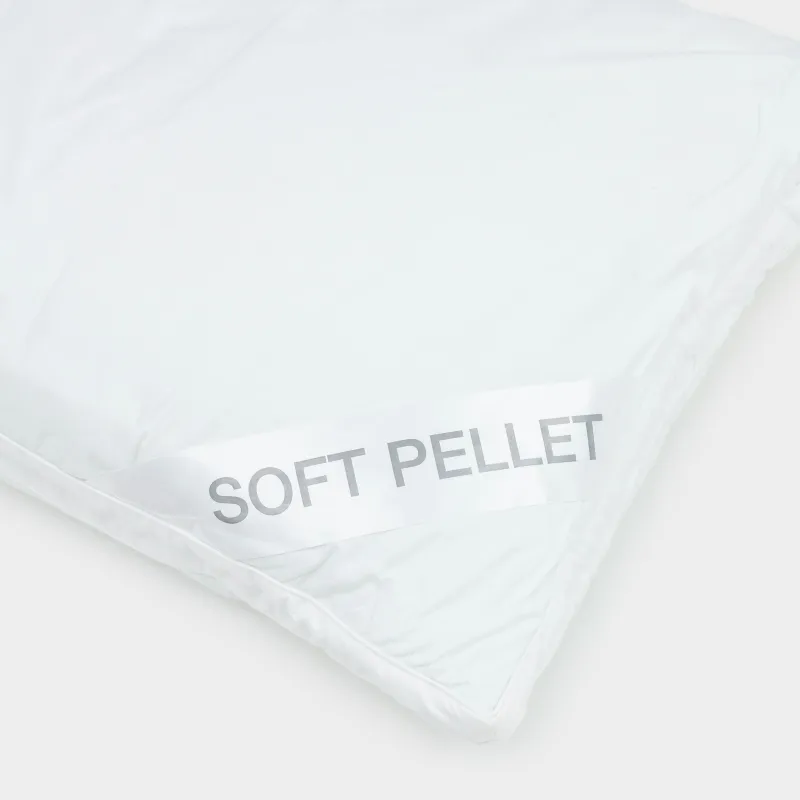Pillow, 50x70 cm, three-chamber, cotton / holofiber/latex, Soft pellet, image-1