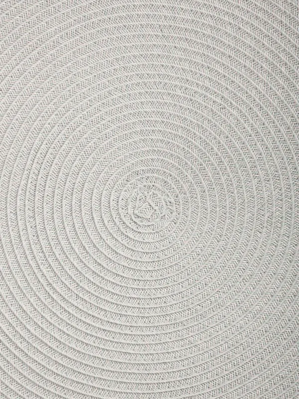 Placemat, 38 cm, polypropylene/PET, round, beige, Basic, image-2
