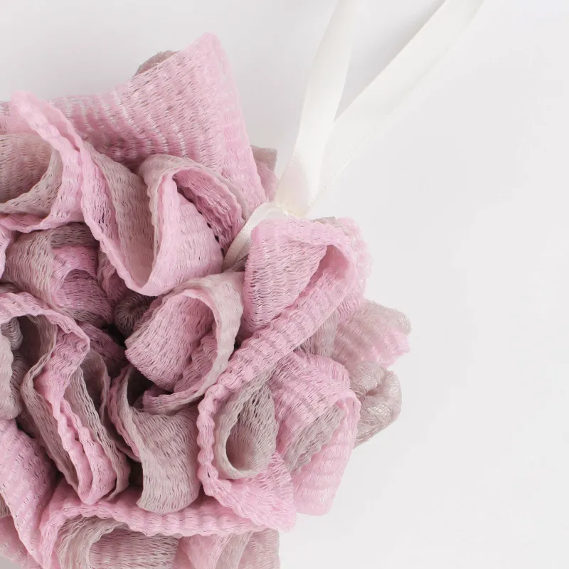 Body wash sponge, 13 cm, polyethylene, purple, Bow, Gentle spa, image-1