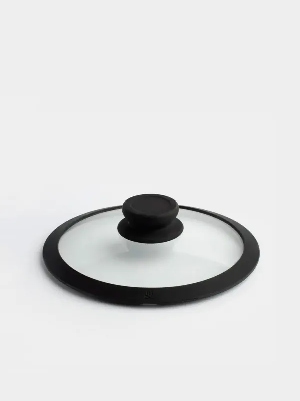 Lid, 20 cm, glass T / silicone, Solution accessory, image-0