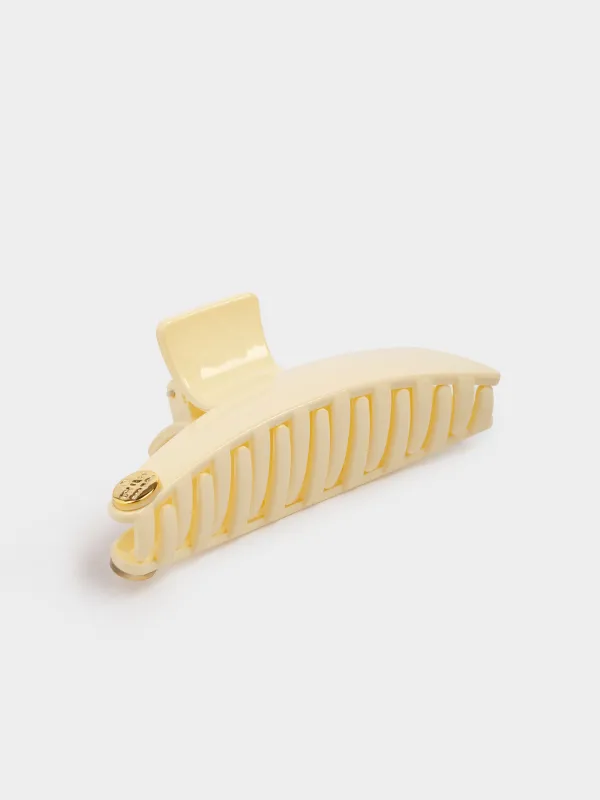 Hair clip, 12 cm, Acrylic / metal, color, Crab, Hair basic, image-2