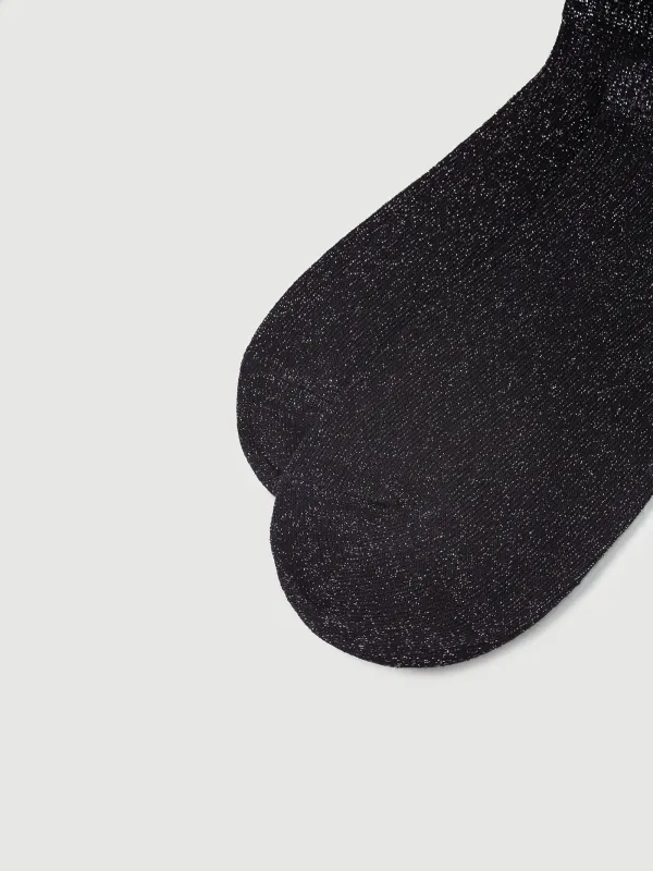 Women's socks, p. 36-38, cotton / polyester, black, Glint, image-3