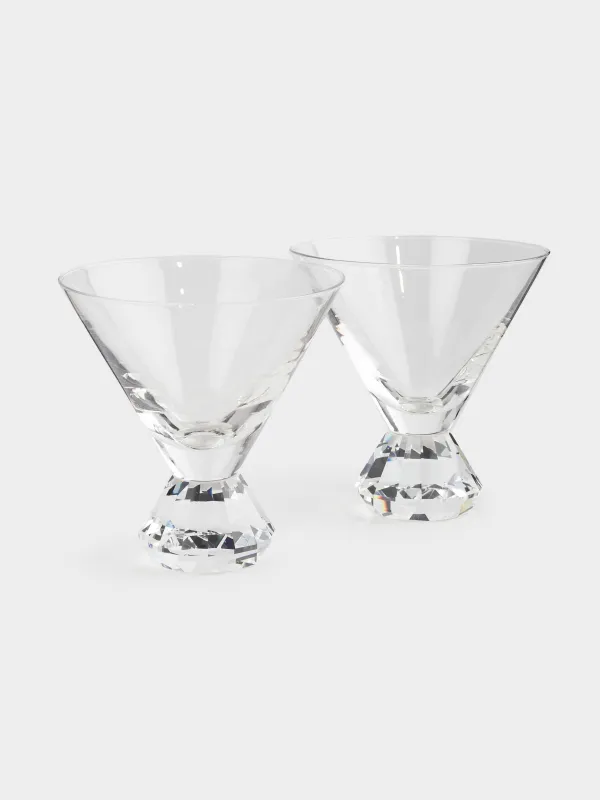 Drinking glass, 310 ml, 2 pcs, glass, Diamond, Diamond, image-1