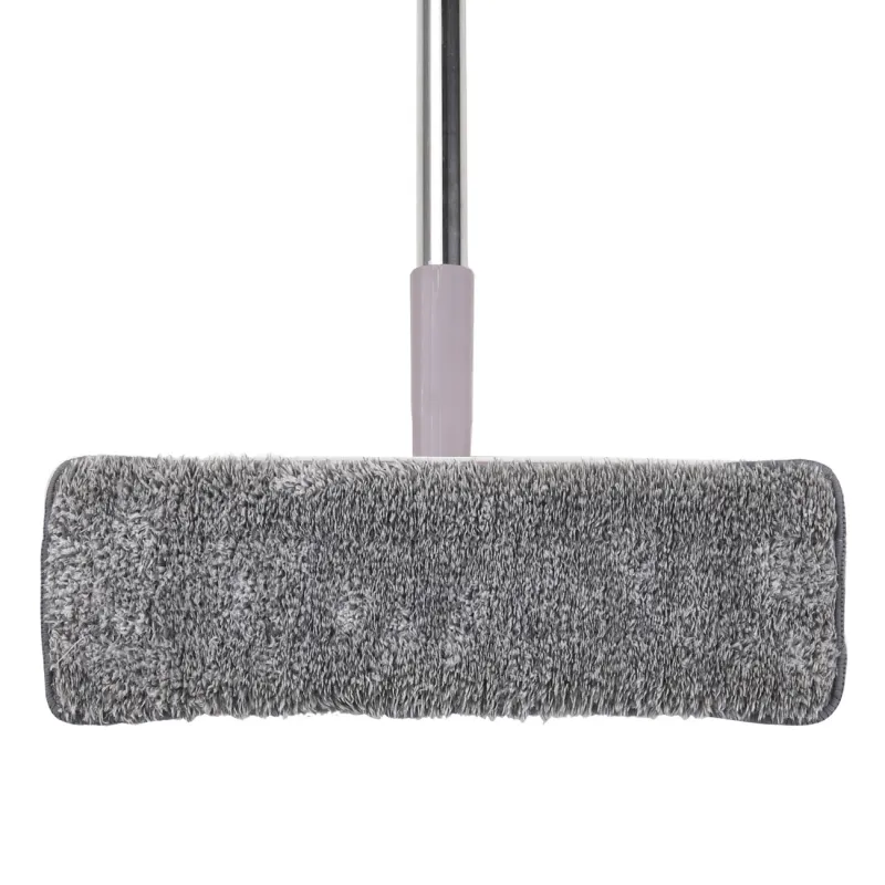 Mop with bucket, with spin and cleaning, rectangular, white-purple, Mop, image-12