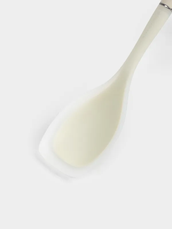 Serving spoon, 33 cm, silicone/nylon, milky, Milk kitchen, image-3