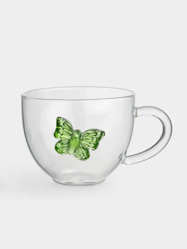 Mug, 300 ml, glass B, Butterfly, Butterfly, image-0